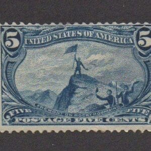 Scott# 288 "TRANS MISSISSIPPI" MINT HINGED, SHARP COLOR