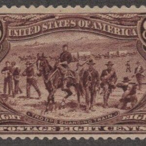 Scott# 289 TRANS MISSISSIPPI-WAGON TRAIN" MINT HINGED *SEE DETAILS*