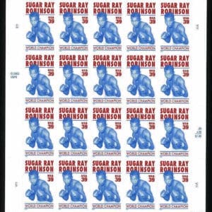 Scott# 4020 "SUGAR RAY ROBINSON-CHAMPION BOXER" SHEET (20) MNH