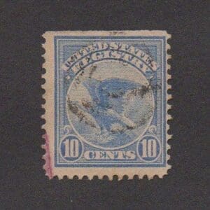Scott# F1 "REGISTRATION-EAGLE" USED ISSUE of 1911, VIOLET CANCEL