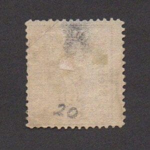 Alternative view of Scott# 20 "HAMBURG- GERMAN STATES" USED WITH SON CDS DATED CANCEL