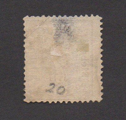 Scott# 20 "HAMBURG- GERMAN STATES" USED WITH SON CDS DATED CANCEL - Image 2