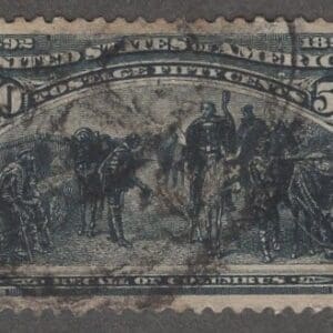 Scott# 240 "COLUMBIAN - RECALL of COLUMBUS" USED, WELL CENTERED
