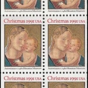Scott# 2578a "CHRISTMAS" BOOKLET PANE (10) MNH