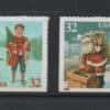 Scott# 3008-11 "SANTA & CHILDREN" S/A SE-TENANT SINGLES (4) MNH