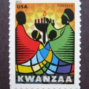 Scott# 4584 "KWANZAA" S/A SINGLE, MNH, NICELY CENTERED