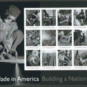 Scott# 4801 "MADE IN AMERICA-WELDER" S/A FULL SHEET (12)