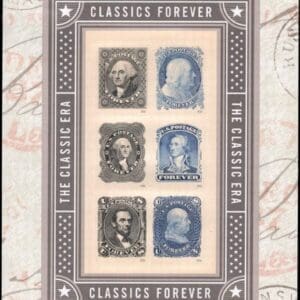 Scott# 5079 "CLASSICS FOREVER STAMPS" S/A SOUVENIR SHEET (6) MNH