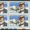 Scott# C118 "SAMUEL LANGLEY-AVIATION PIONEER" PLATE BLOCK (4)MNH