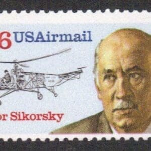 Scott# C119 "IGOR SIKORSKY-AIRCRAFT ENGINEER" SINGLE, MNH