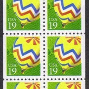 Scott# 2530a "HOT AIR BALLOON" MNH UNFOLDED BKLET PANE (10) P# 1111
