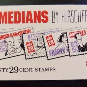 Scott# 2562-66 (BK191) COMEDIANS UNEXPLODED BOOKLET (20) MNH