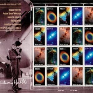 Scott# 3384-88 "HUBBLE TELESCOPE IMAGES" FULL SHEET (20) MNH