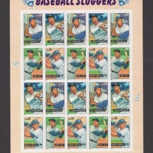 Scott# 4080-83 "BASEBALL SLUGGERS" S/A SHEET (20) MNH
