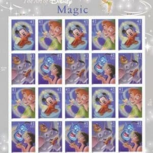 Scott# 4192-95 "ART OF DISNEY-MAGIC" S/A FULL SHEET (20) MNH