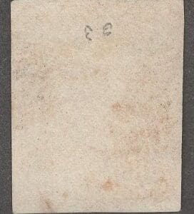 Alternative view of Scott# 11a "WASHINGTON" TYPE II IMPERF, CDS LOCAL CANCEL