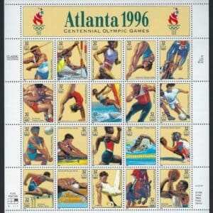 Scott# 3068 "ATLANTA OLYMPIC GAMES 1996" FULL SHEET (20) MNH
