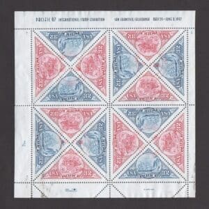 Scott# 3130-31 "PACIFIC 97" SHEET (16) USED, NICELY CENTERED