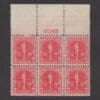 Scott# 688 "BATTLE of BRADDOCK'S FIELD" PLATE BLOCK (6) MNH