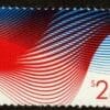 Scott# 4954 "PATRIOTIC WAVE" S/A SINGLE, MNH, NICE CENTERED