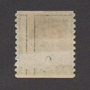 Alternative view of Scott# 496 "WASHINGTON" ROTARY PERF 10 COIL, MINT, WELL CENTERED