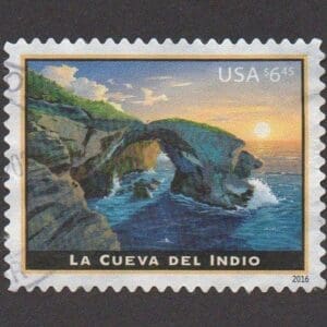 Scott# 5040 "LA CUEVA del INDIO" USED PRIORITY MAIL SINGLE