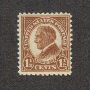 Scott# 553 "HARDING" PERF 11 FLAT PRESS, MNH, NICELY CENTERED