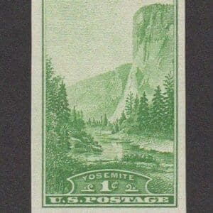 Scott# 756 "YOSEMITE NAT'L PARK" IMPERFORATE SINGLE, MINT NGAI