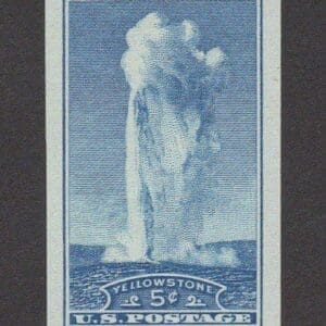 Scott# 760 "YELLOWSTONE-NAT'L PARK" IMPERF SINGLE, NGAI, MNH