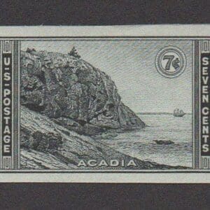 Scott# 762 "ACADIA-NAT'L PARK" IMPERF SINGLE, NGAI MNH