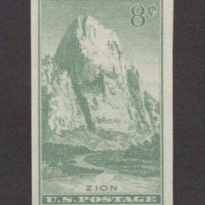 Scott# 763 "ZION PARK-NAT'L PARKS" IMPERF SINGLE, NGAI, MNH