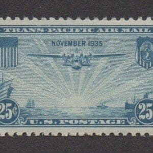 Scott# C20 "CHINA CLIPPER" SINGLE, MINT, VERY NICELY CENTERED