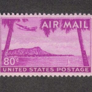 Scott# C46 "DIAMOND HEAD HAWAII" MNH SINGLE, NICELY CENTERED