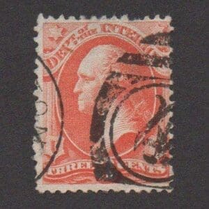 Scott# O17 INTERIOR DEPT "WASHINGTON" BOSTON LOCAL+DUPLEX CANCEL