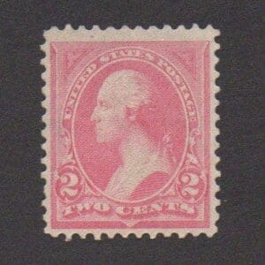 Scott# 248 "WASHINGTON" TYPE I TRIANGLES, NO WMK, UNUSED, NO GUM