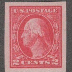 Scott# 409 "WASHINGTON" IMPERFORATE, MNH,