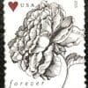 Scott# 4959 "VINTAGE ROSE" S/A SINGLE, MNH, NICELY CENTERED