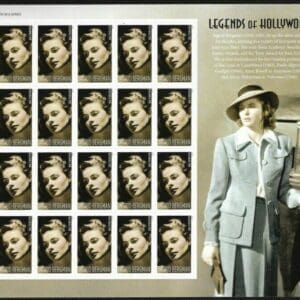 Scott# 5012 INGRID BERGMAN-ACTRESS MNH S/A SHEET, WELL CENTERED