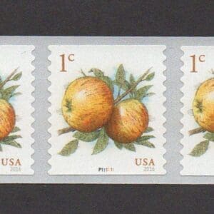 Scott# 5037 "APPLES" MNH S/A PNC5, PLATE#P111111