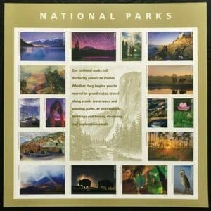 Scott# 5080 "NATIONAL PARKS CENTENNIAL" S/A FULL SHEET (16) MNH