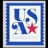 Scott# 5172 "PATRIOTIC NONPROFIT" S/A COIL SINGLE, MNH