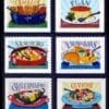 Scott# 5192-97 "LATIN AMERICAN CUISINE" S/A SINGLES SET (6) MNH