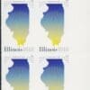Scott# 5274 "ILLINOIS STATEHOOD" S/A PLATE BLOCK (4) MNH
