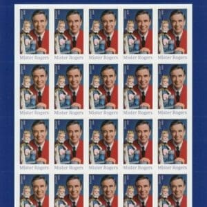 Scott# 5275 "MR ROGERS" S/A SHEET (20) MNH, NICELY CENTERED