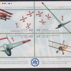 Scott#  1807 CANADA 50th ANNIVERSARY - CANADIAN INTERNATIONAL AIR SHOW