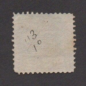 Scott# 113 "PONY EXPRESS" 1869 PICTORIAL WITH SON CORK CANCEL - Image 3