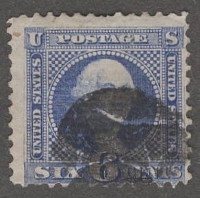 Scott# 115 "WASHINGTON PICTORIAL" CIRCULAR KILLER CORK FANCY CANCEL