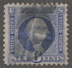 Scott# 115 "WASHINGTON PICTORIAL" USED PICTORIAL, LITE CANCEL, NICELY CENTERED