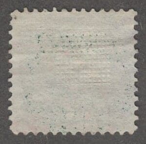 Alternative view of Scott# 117 "S.S. ADRIATIC PICTORIAL" BLUE BAR GRID & RED CDS CANCELS