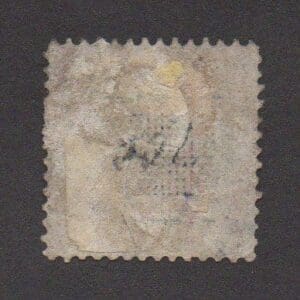 Alternative view of Scott# 119 TYPE II "PICTORIAL" WITH PURPLE PEN CANCEL *TINY TEAR*